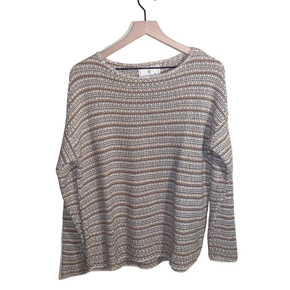 🦬VNTG EXPRESS loose knit Crewneck sweater S